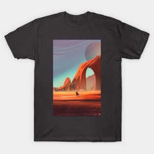 There's No Place Like Home - scifi digital painting design T-Shirt